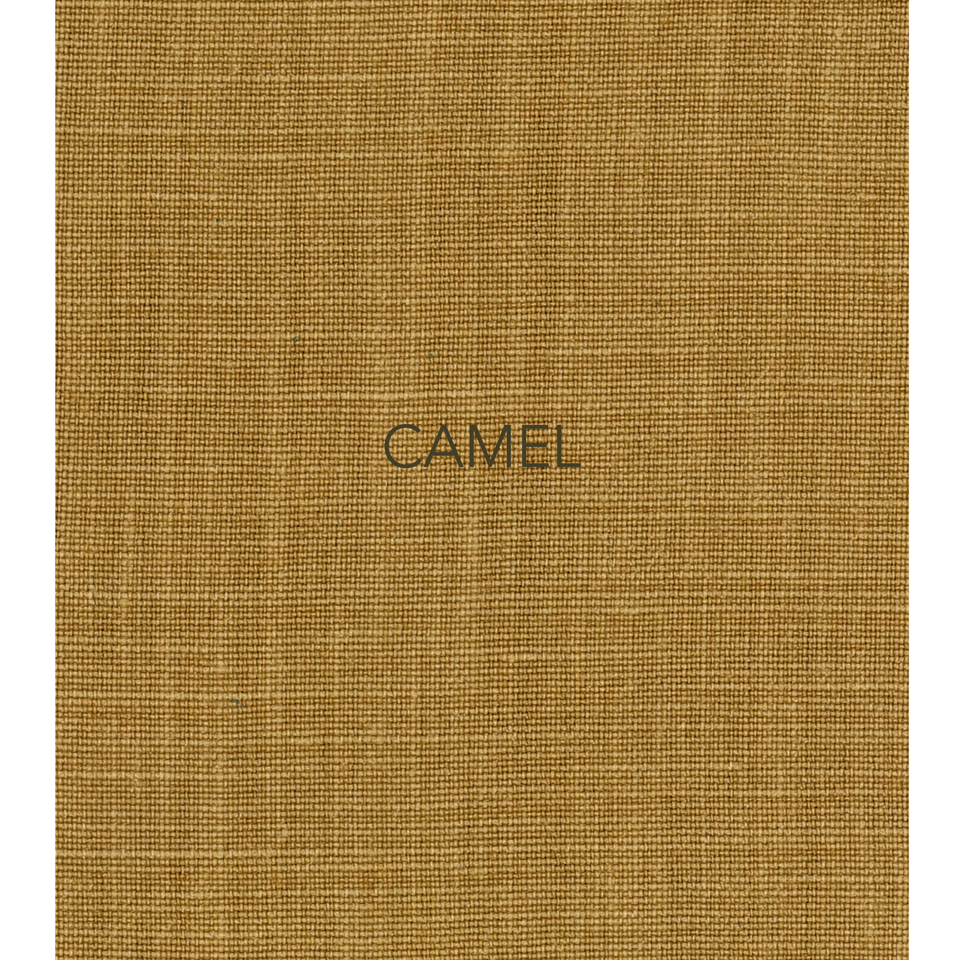 Camel - The lampshade fabric in this collection is a divine, pure Belgian linen, featuring a two-tone plain weave with beautiful natural slubs and a refined yet raw look from its brushed finish. 