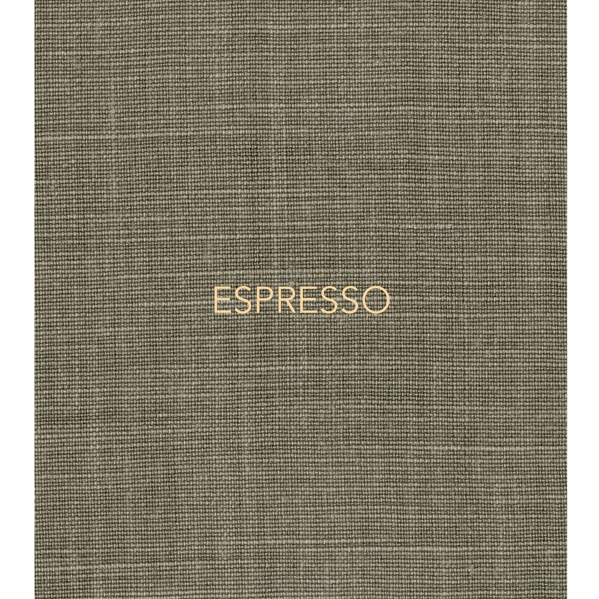 Espresso - The lampshade fabric in this collection is a divine, pure Belgian linen, featuring a two-tone plain weave with beautiful natural slubs and a refined yet raw look from its brushed finish. 