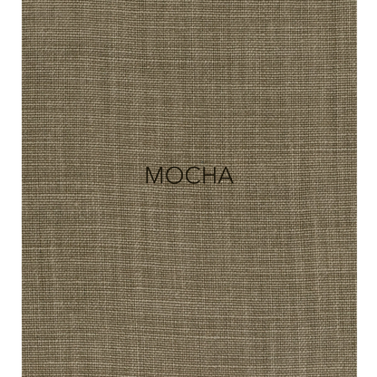 Mocha - The lampshade fabric in this collection is a divine, pure Belgian linen, featuring a two-tone plain weave with beautiful natural slubs and a refined yet raw look from its brushed finish. 