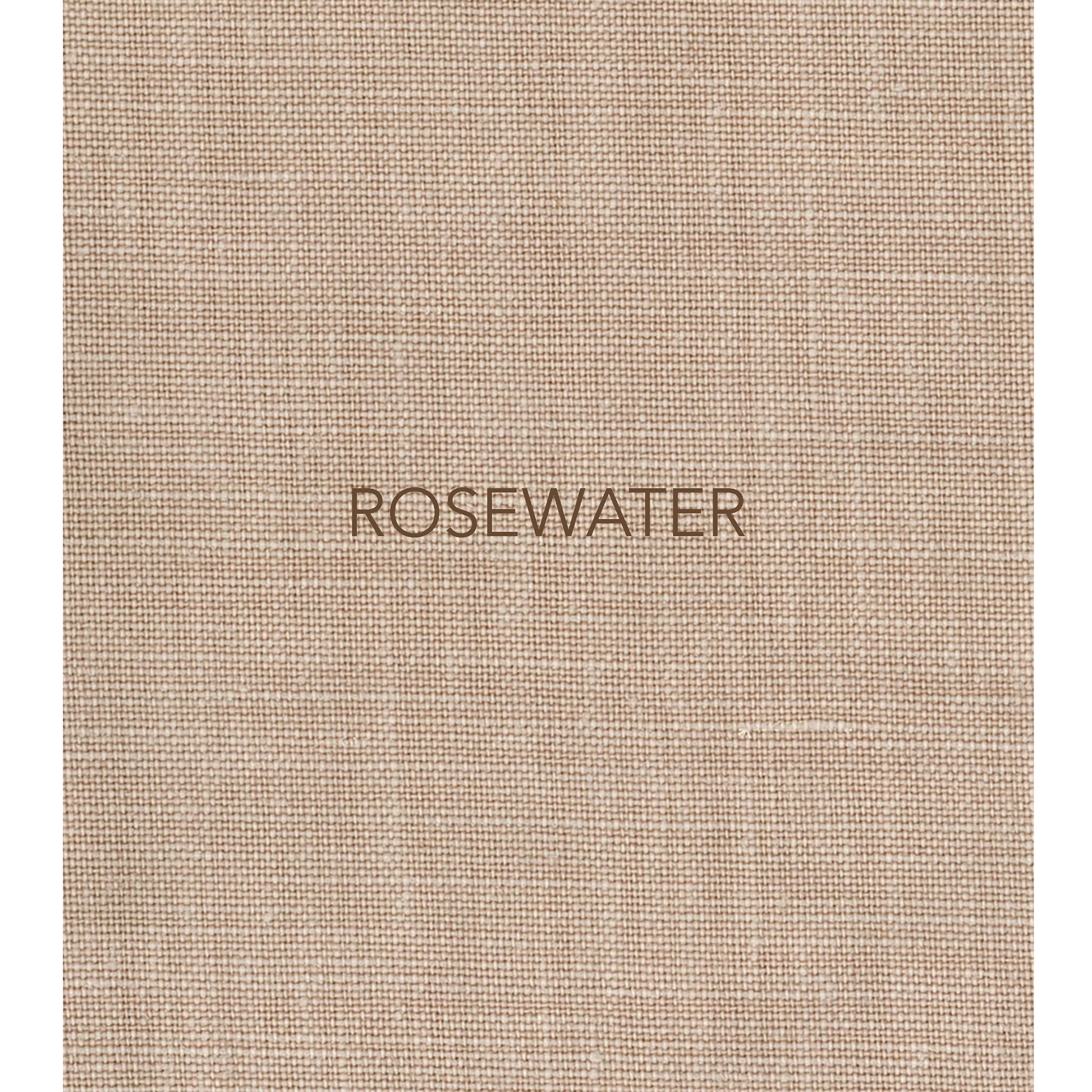 ROSEWATER - The lampshade fabric in this collection is a divine, pure Belgian linen, featuring a two-tone plain weave with beautiful natural slubs and a refined yet raw look from its brushed finish. 