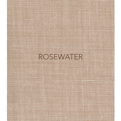 ROSEWATER - The lampshade fabric in this collection is a divine, pure Belgian linen, featuring a two-tone plain weave with beautiful natural slubs and a refined yet raw look from its brushed finish. 