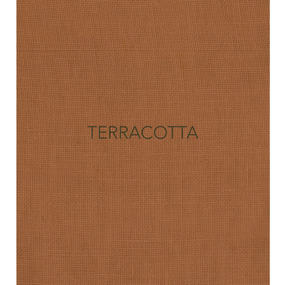 Terracotta - The lampshade fabric in this collection is a divine, pure Belgian linen, featuring a two-tone plain weave with beautiful natural slubs and a refined yet raw look from its brushed finish. 