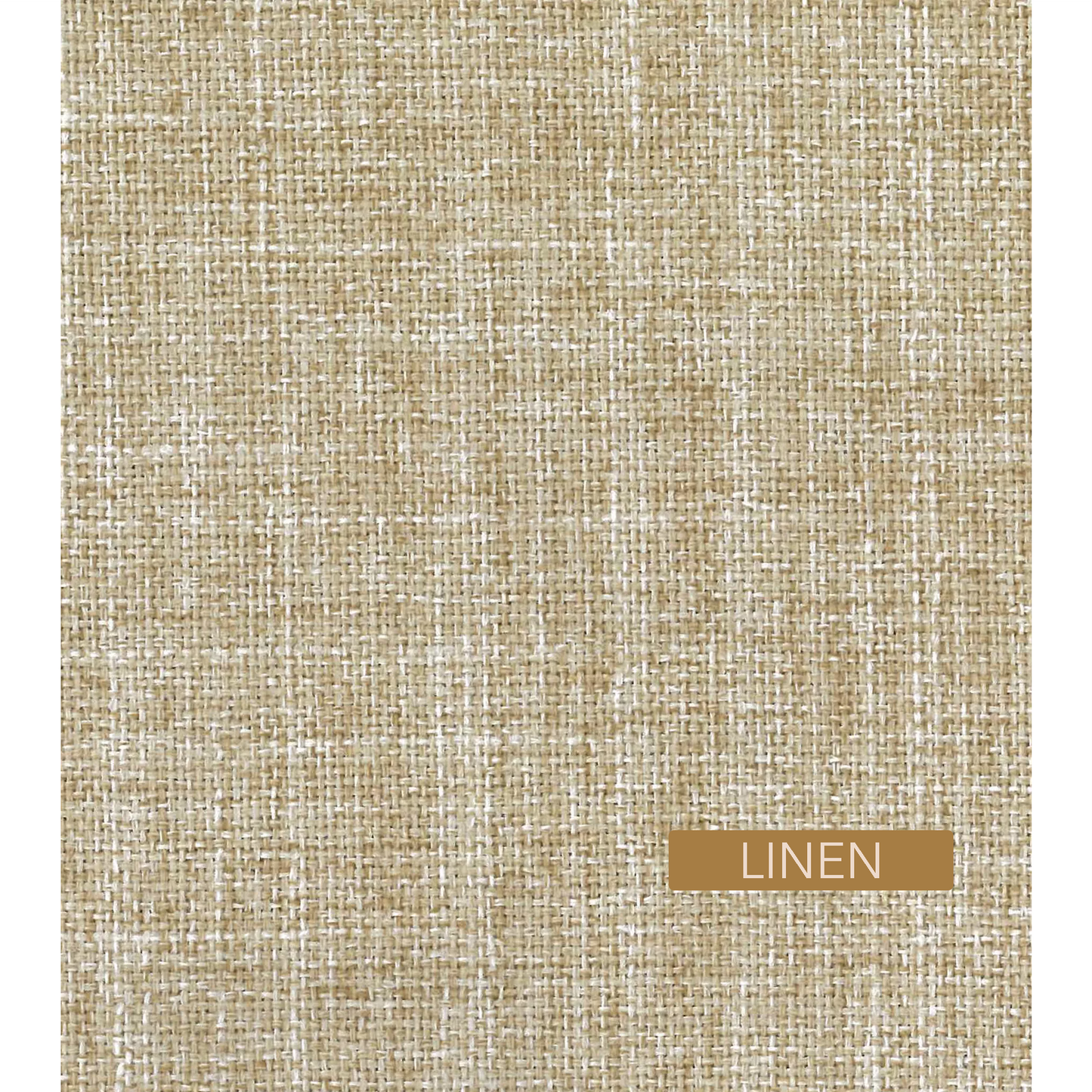 Linen - The fabric used in this collection is a classic, yarn-dyed plain weave made from recycled olefin, embodying a faux linen look with a washed appearance. 