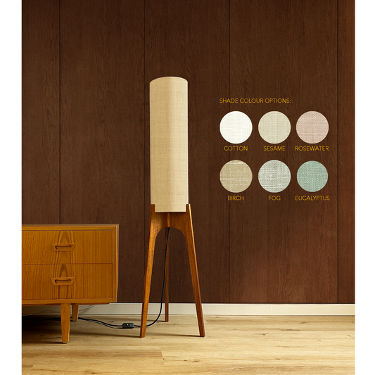 Archie Rocket Floor Lamp - Gentle & Neutral Collection with 6 colour options