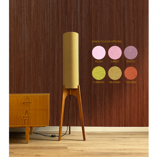 Archie Rocket Floor Lamp - Warm & Cozy Collection with 6 colour options