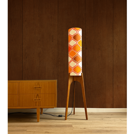 Sunburst Citrus - Vintage Fabric Collection - Archie Rocket Floor Lamp