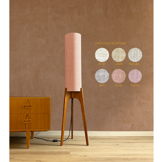 Archie Rocket Floor Lamp - Soft & Subtle Collection with 6 colour options