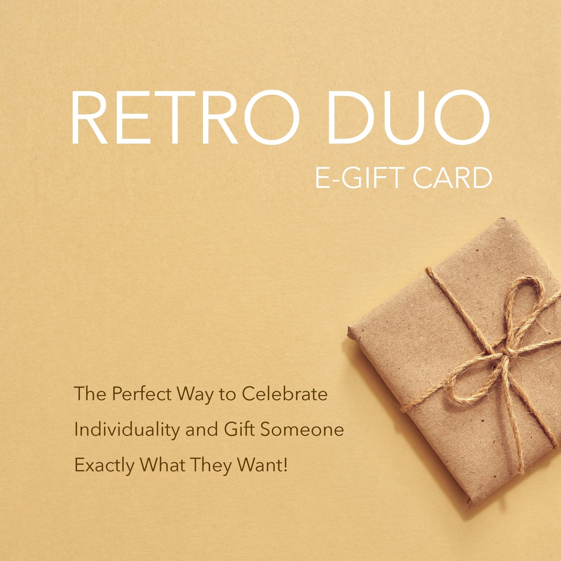 Give The Gift Of Choice! - Retro Duo - Digital Gift Card -