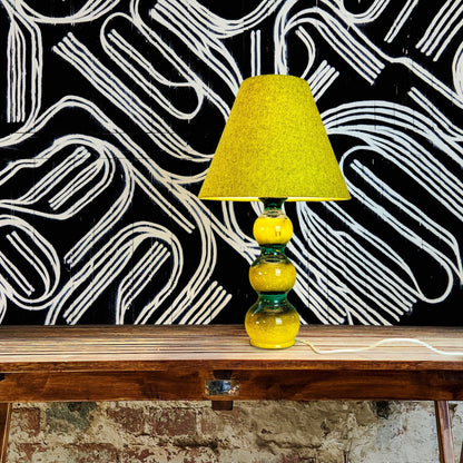 Joyful Glow | Upcycled Vintage Lamp - Retro Duo - Table Lamp - Joyful Glow | Upcycled Vintage Lamp